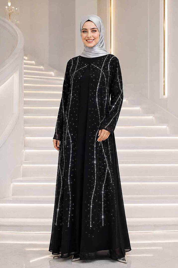 1673 Beliz abaya - 1